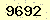 請輸入此驗證碼 : 9692
