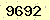 請輸入此驗證碼 : 9692