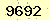 請輸入此驗證碼 : 9692