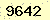 請輸入此驗證碼 : 9642