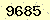 請輸入此驗證碼 : 9685