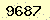 請輸入此驗證碼 : 9687