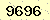 請輸入此驗證碼 : 9696