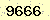 請輸入此驗證碼 : 9666