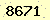 請輸入此驗證碼 : 8671