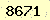 請輸入此驗證碼 : 8671