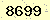 請輸入此驗證碼 : 8699