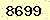 請輸入此驗證碼 : 8699