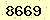 請輸入此驗證碼 : 8669