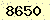 請輸入此驗證碼 : 8650