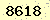 請輸入此驗證碼 : 8618