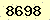 請輸入此驗證碼 : 8698