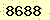 請輸入此驗證碼 : 8688