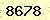 請輸入此驗證碼 : 8678