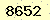 請輸入此驗證碼 : 8652