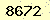 請輸入此驗證碼 : 8672