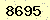 請輸入此驗證碼 : 8695