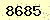 請輸入此驗證碼 : 8685