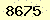 請輸入此驗證碼 : 8675