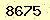 請輸入此驗證碼 : 8675