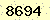 請輸入此驗證碼 : 8694