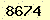 請輸入此驗證碼 : 8674