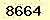請輸入此驗證碼 : 8664