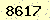 請輸入此驗證碼 : 8617