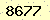 請輸入此驗證碼 : 8677