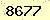 請輸入此驗證碼 : 8677