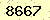 請輸入此驗證碼 : 8667