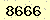 請輸入此驗證碼 : 8666