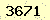 請輸入此驗證碼 : 3671