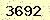 請輸入此驗證碼 : 3692