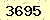 請輸入此驗證碼 : 3695