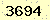 請輸入此驗證碼 : 3694