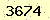 請輸入此驗證碼 : 3674