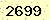 請輸入此驗證碼 : 2699