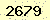 請輸入此驗證碼 : 2679
