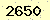 請輸入此驗證碼 : 2650