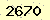 請輸入此驗證碼 : 2670