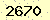 請輸入此驗證碼 : 2670