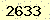 請輸入此驗證碼 : 2633