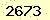 請輸入此驗證碼 : 2673