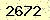 請輸入此驗證碼 : 2672