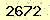 請輸入此驗證碼 : 2672