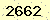 請輸入此驗證碼 : 2662