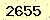 請輸入此驗證碼 : 2655
