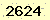 請輸入此驗證碼 : 2624