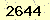請輸入此驗證碼 : 2644